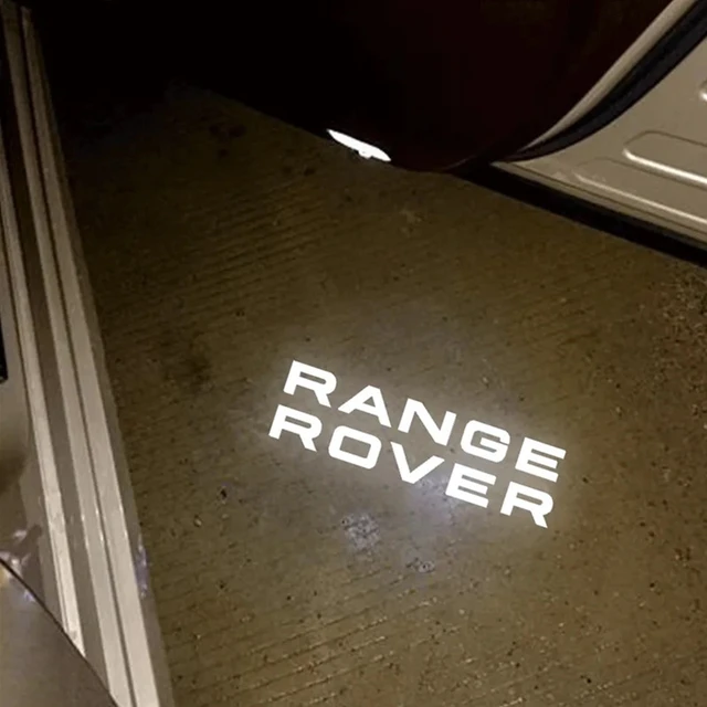 4PCS Car Door Light Logo Projector Light Ghost Shadow LED Light Courtesy  Laser Welcome Light Compatible with Land Rover Range Rover Evoque Freelander