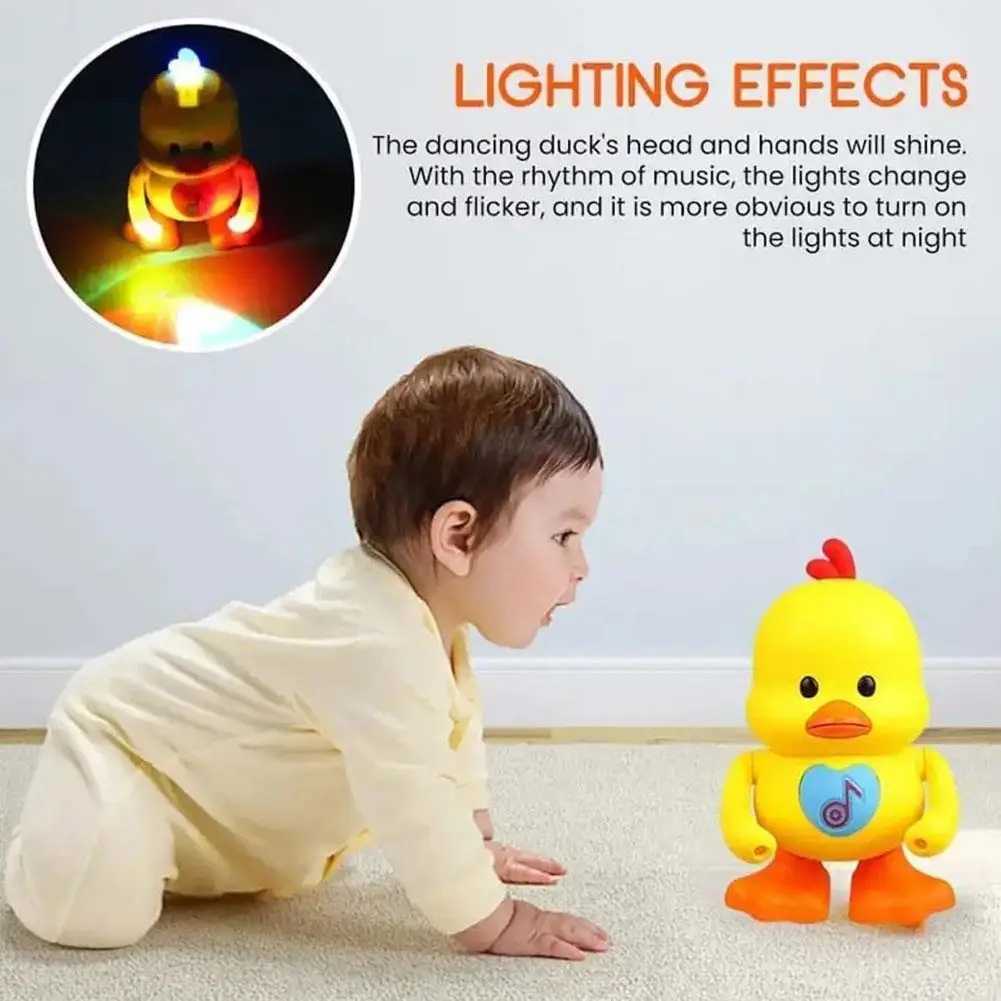Cartoon Musical Electric Dancing Duck Toy Kids Children Children's Toys Boy Girl Gifts Shower Toddler Gift Birthday Day Inf T0C4 3