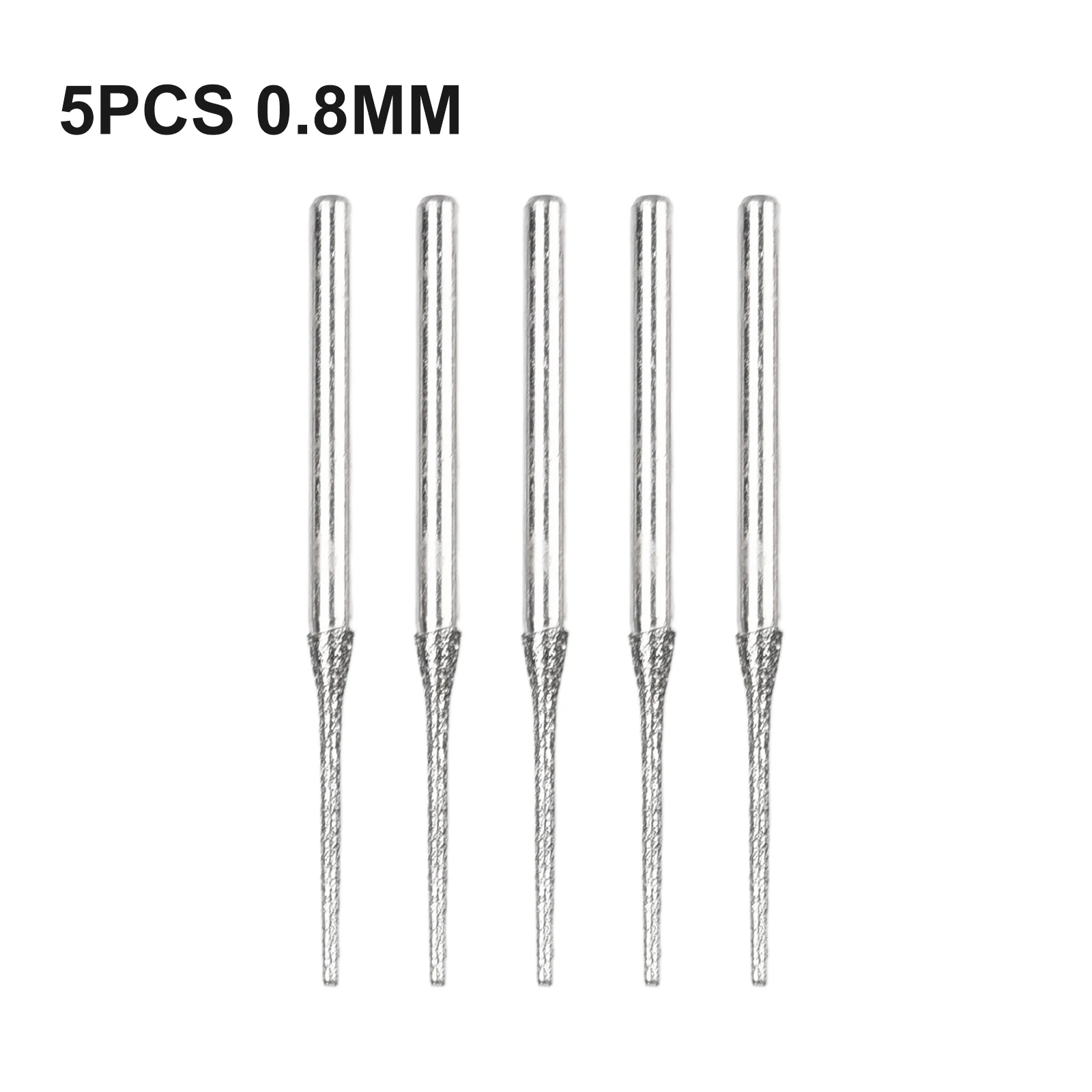 Bohren von Schmuck, Bohren von Glas, diamantbeschichtete Bohrer, Schmuckbohrer, 1,0 mm Kopfdurchmesser, 1,2 mm Kopfdurchmesser – Detail 4