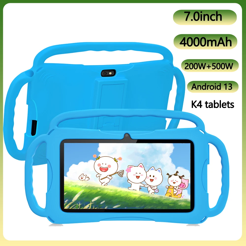 

Детский планшет Sauenaneo, 7 дюймов, Android 13, 4 + 64 ГБ, 4 ядра, Wi-Fi, Google Play, 4000 мАч