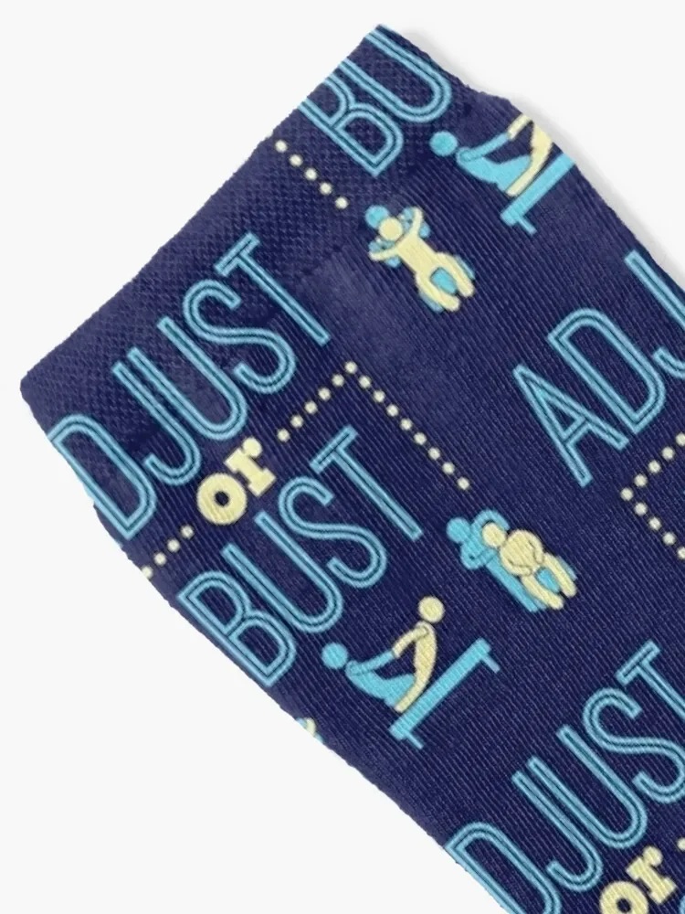 Chiropractor Chiropractic Chiro Squad Adjust or Bust Socks Christmas hiphop soccer anti-slip Children's Male Socks Women's