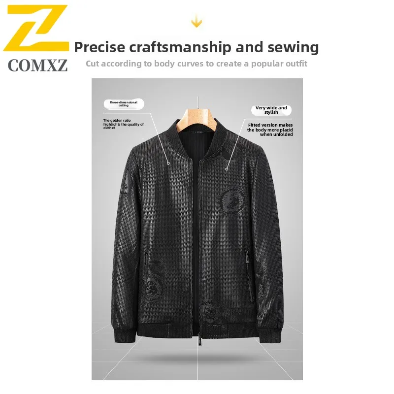 Spring Autumn Men Windbreaker Outdoor Stand Collar Jacket Waterproof Windproof Multi-Functional Coat Lightweight Hiking Fishing