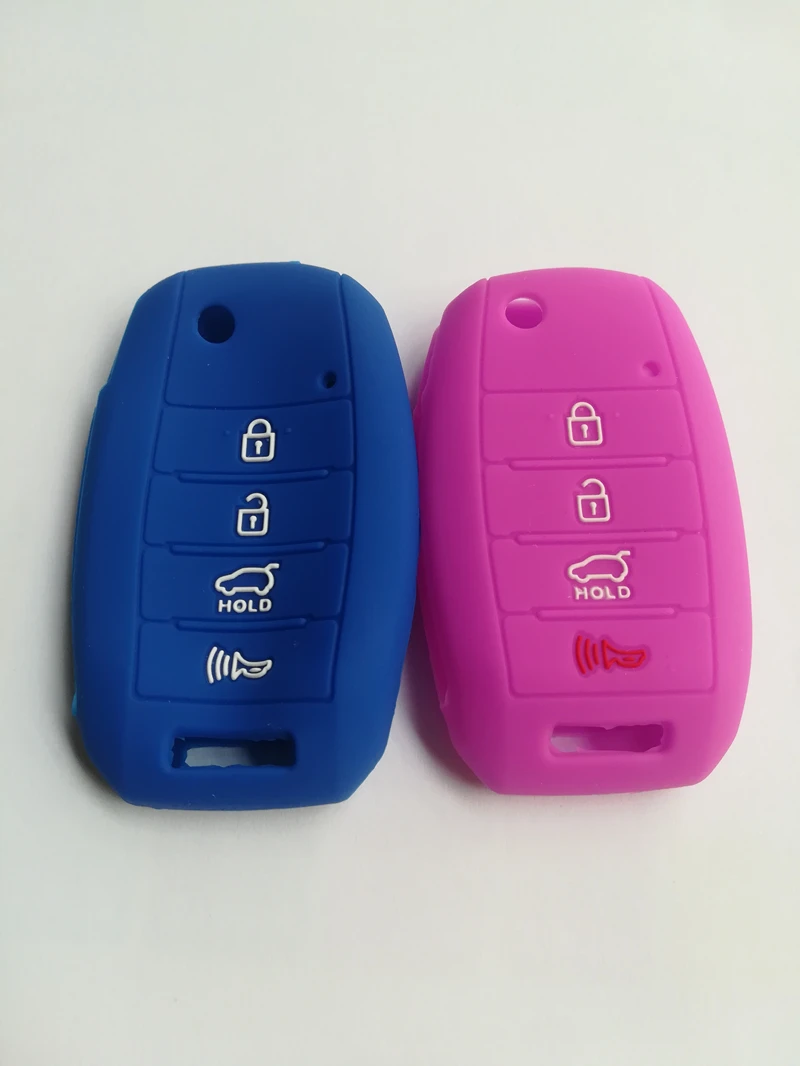for kia car key cover silica gel for kia Sorento Carens Forte Rio Soul
