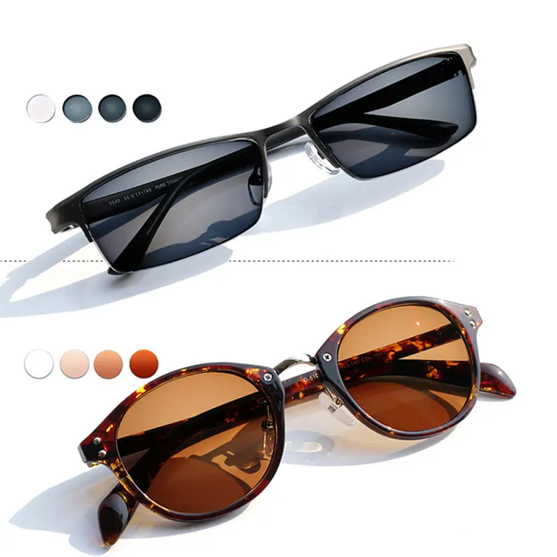 ZIROSAT Aspheric Range -6.00~+6.00 Max CLY -2.00 Photochromic Grey or Brown Prescription Lenses Strong Anti Reflective