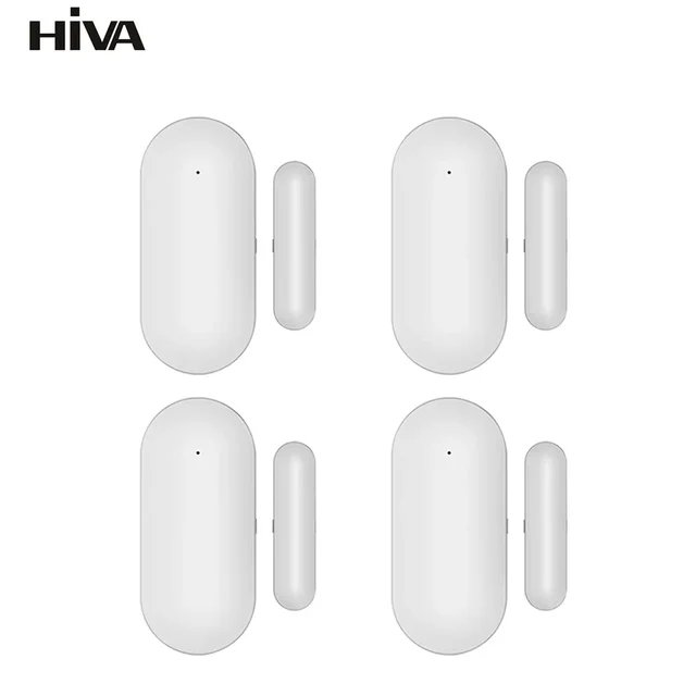 Hot Sale Wireless Magnetic Door & Window Sensor EV1527 Coding Mode RF 433MHz for Home Security Alarm System Burglar Alarm Kits 1