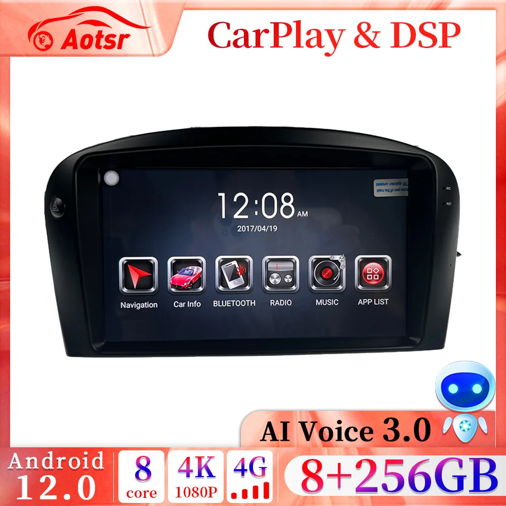 

Android PX6 Carplay Auto Car Radio For Maserati coupe 3200GT 4200GT 2004-2007 Multimedia Video DVD DSP Player Navi GPS Head Unit