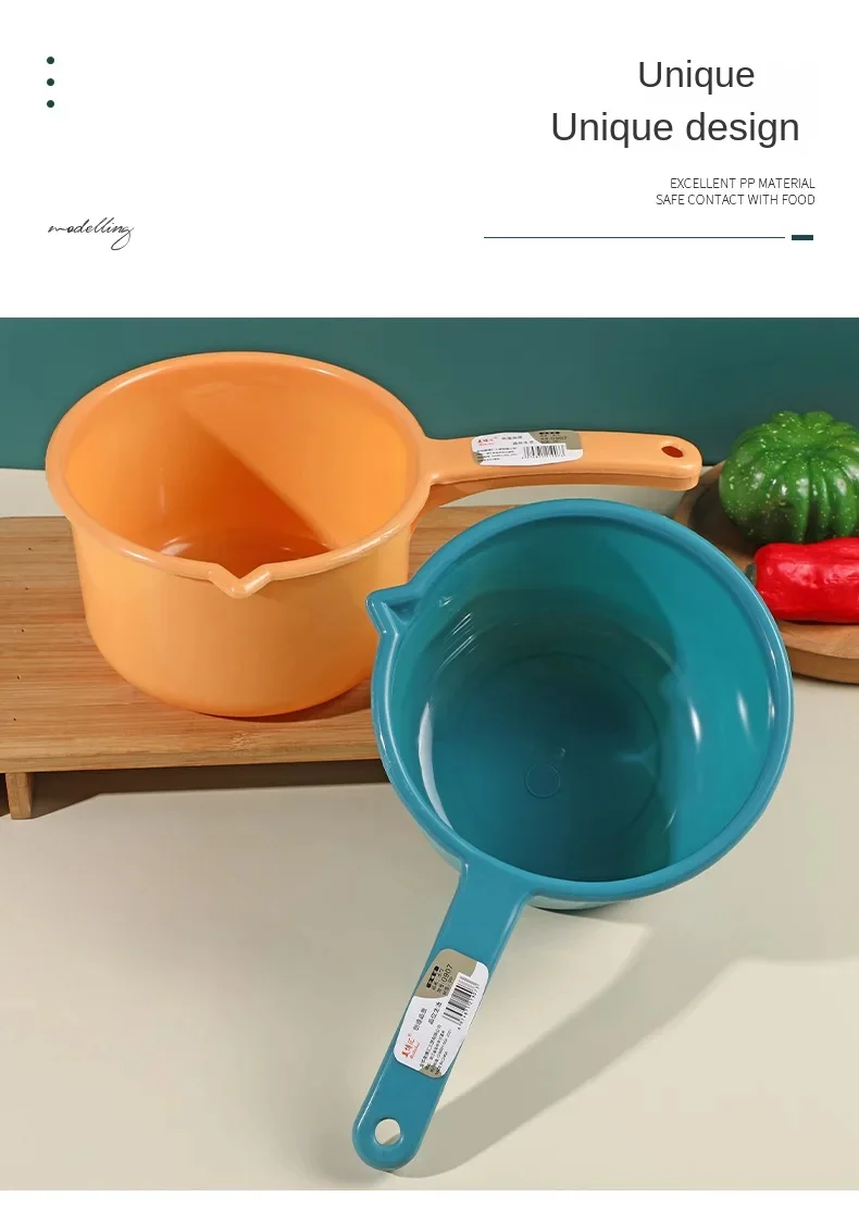 Description Picture 6 of itemKitchen Plastic Water Scoops Anti-drop Durable Large Vegetable Fruit Washing Ladle Baby Bath Dipper Shampoo Dipper Water Spoons