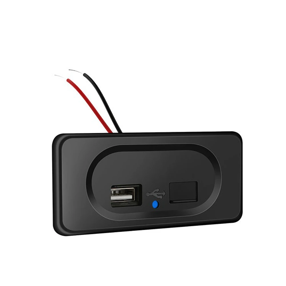 

Автомобильное зарядное устройство с двумя USB-портами, 4,8 А, 12 В, 24 В