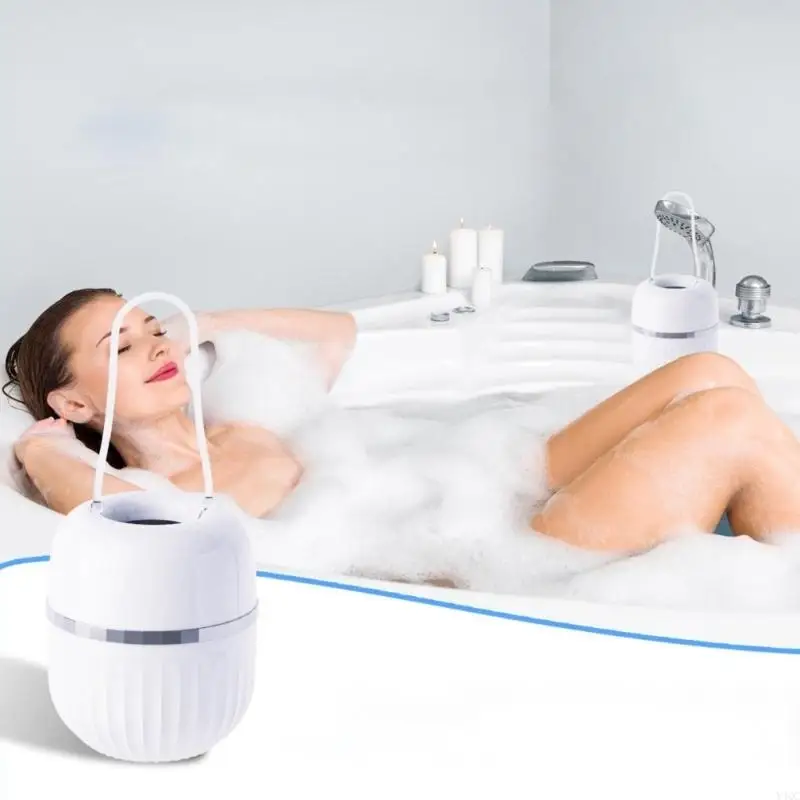 Practical Hanging Bathtubs Water Filter 8 Stage Portable Accessory for Cleaner Water and Smoothers Skin Designs Y4QC
