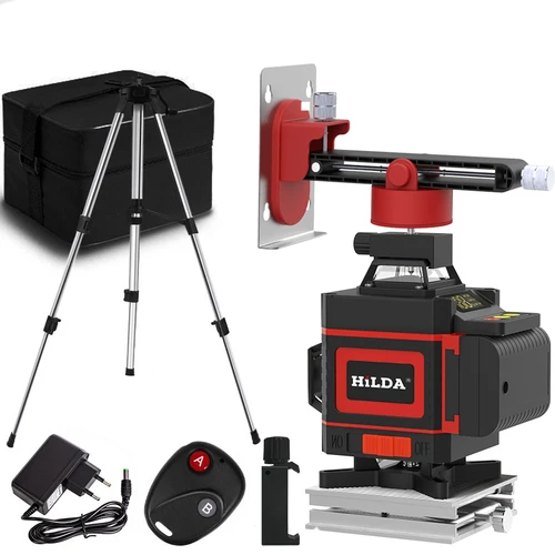 Buy 16/12 Lines 3D4D Laser Level green line SelfLeveling 360 Horizontal And Vertical Laser level green Beam laser level with Display