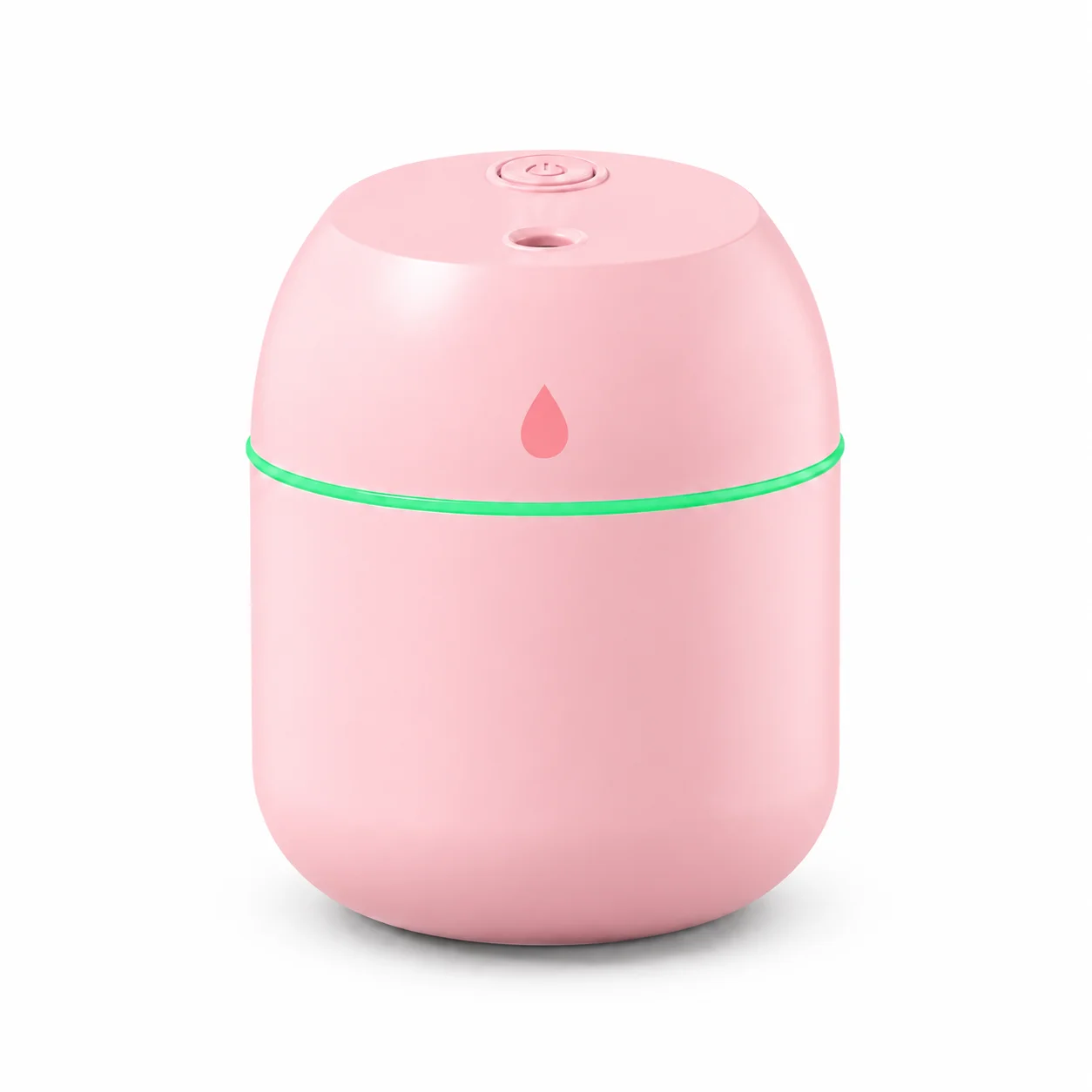 USB Mini Air Humidifier & Essential Oil Diffuser with LED Lamp, 250ML, Ultrasonic Mist Maker