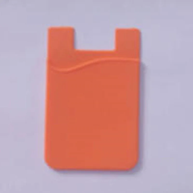 Silicone Adhesive Phone Card Holder - Portable & Creative Design
