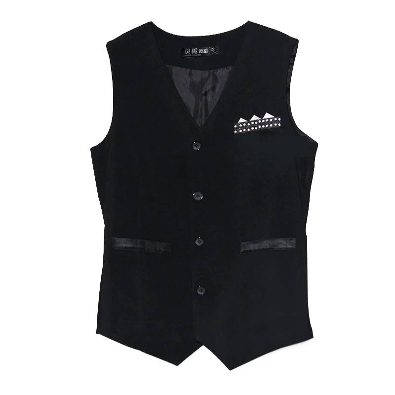 

Жилет мужской для латиноамериканских танцев, профессиональный Топ с V-образным вырезом, для бальных танцев, в современном стиле, танцевальные костюмы, Осень-зима