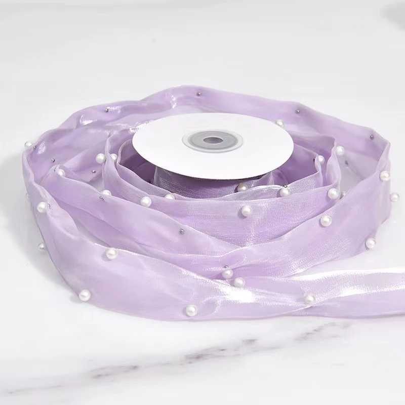 Nastro in organza, 45 m, in chiffon, colori sfumati