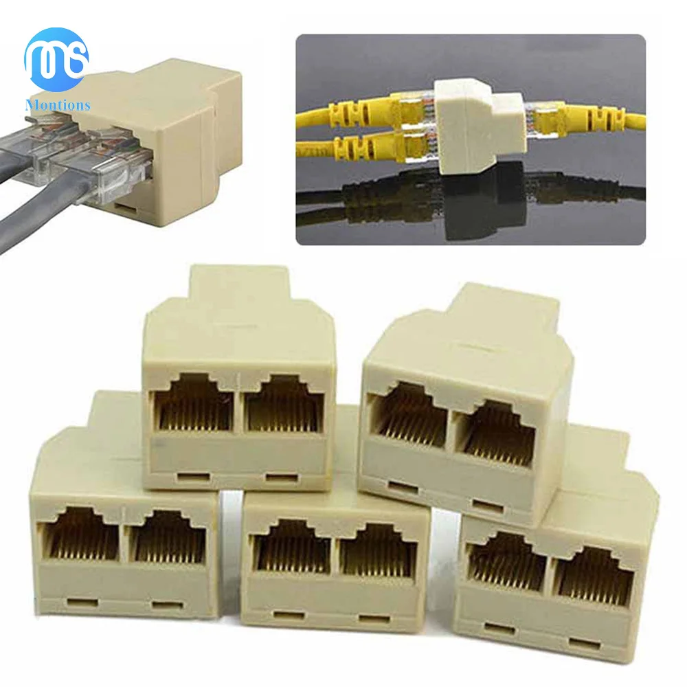 Sdoppiatore Ethernet 1 A 2 Porte - Doppia Connessione Per Rete Cablata - Foto 9