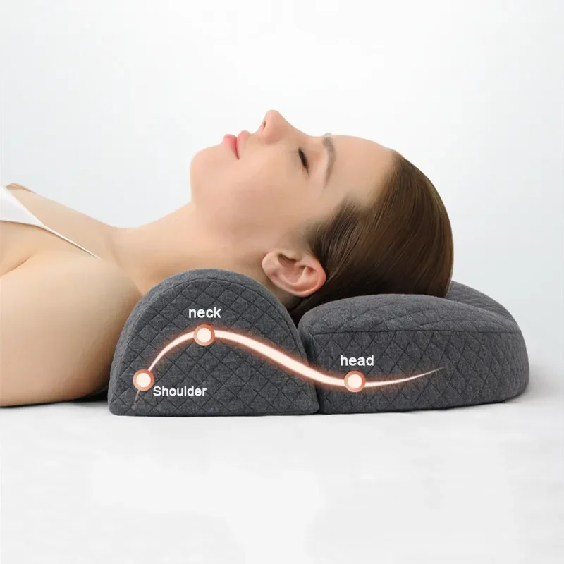 

2023NEW Memory Foam Pillow Orthopedic Cervical Cushion Ergonomics Massage Sleeping Neck Pain Relief Slow Rebound Cushion Bedding