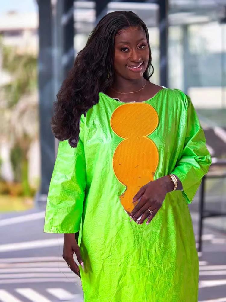 

Large Size Original Bazin Riche Embroidered Clothing Top Quality Shiny Bazin Riche New Dress Skirt Elegant Women Dashiki Robe