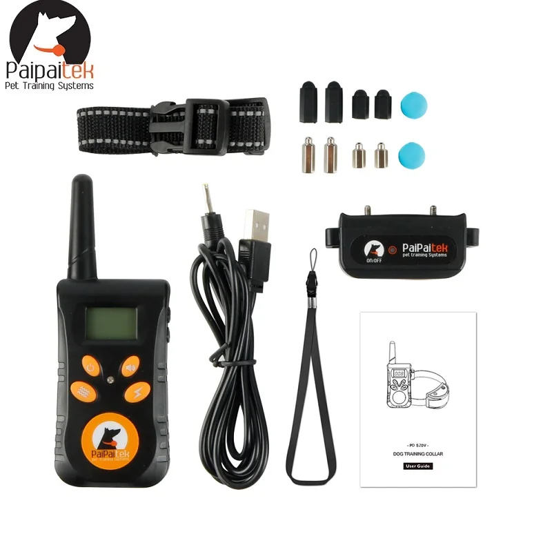 Vibration Dog Training Collar Anti-Bark With Remote 800Yd Range Rechargeable Waterproof For | Дом и сад