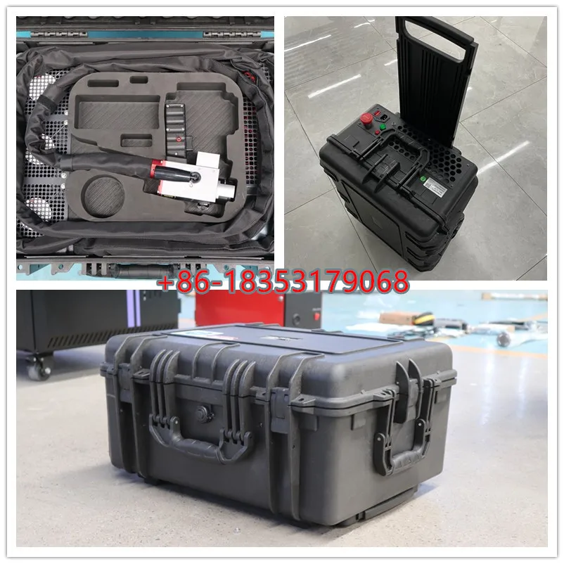Rust Surface Paint Removing 200w 300w 500w Cleaner for Metal Luggage Backpack Pulse Fiber Laser Cleaning Machine Handheld