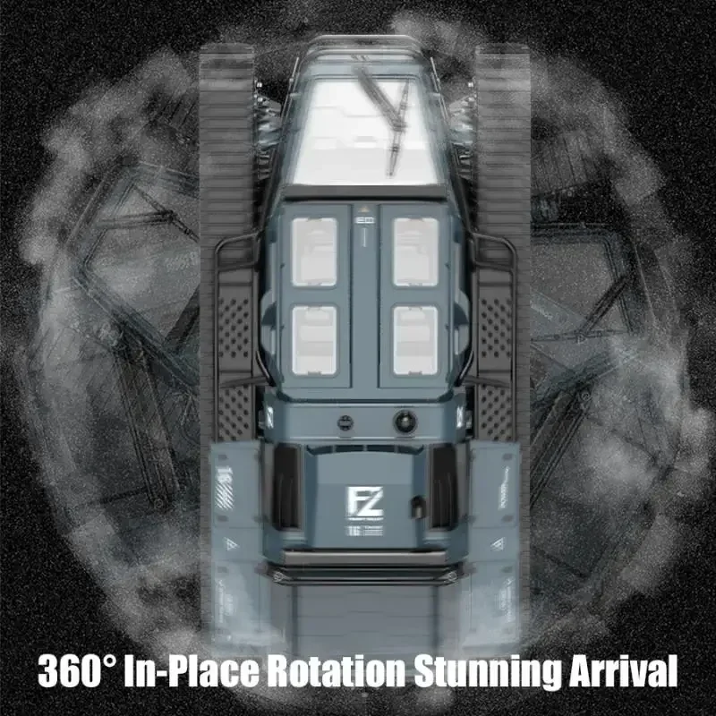 JJRC 2.4G RC 드리프트 고속 트랙형 탱크 라이트 리모컨 오프로드 차량 풀 스케일 시뮬레이션 모델 어린이 장난감 선물