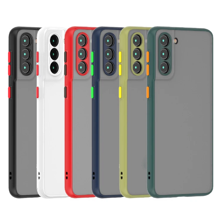 Enhanced Shockproof Matte Hard Phone Case with New Skin Feel - Durable Armor Protection