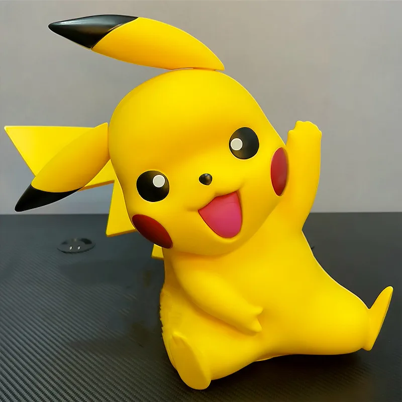 

33cm Pokemon Pikachu 1:1 Action PVC Figure Anime Pocket Monster Cartoon Ornaments Model Statue Dolls Toys Children Decor Gifts