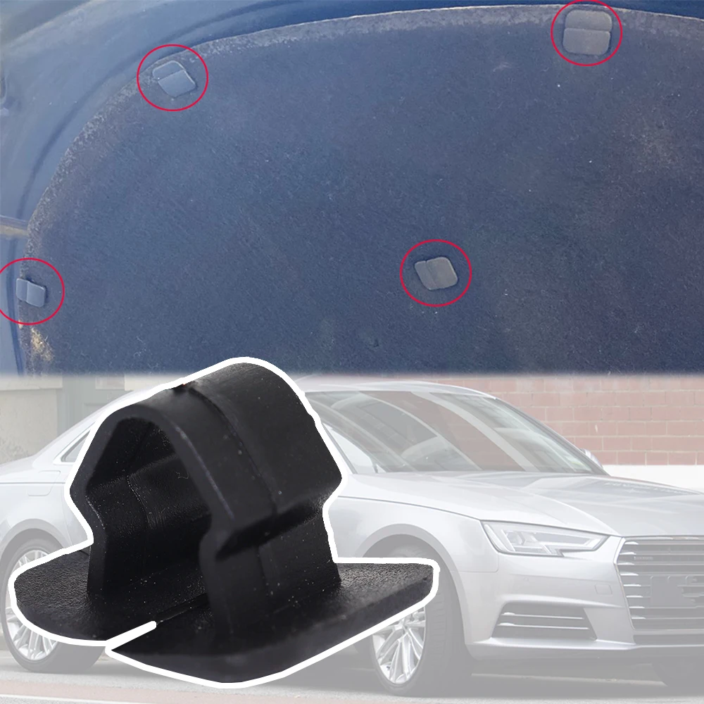 

20Pcs For Audi A4 8E 8H 8K 8W 2000 - 2012 2013 2014 2015 2016 2017 2018 2019 Bonnet Engine Hood Sound Deadener Insulation Clips