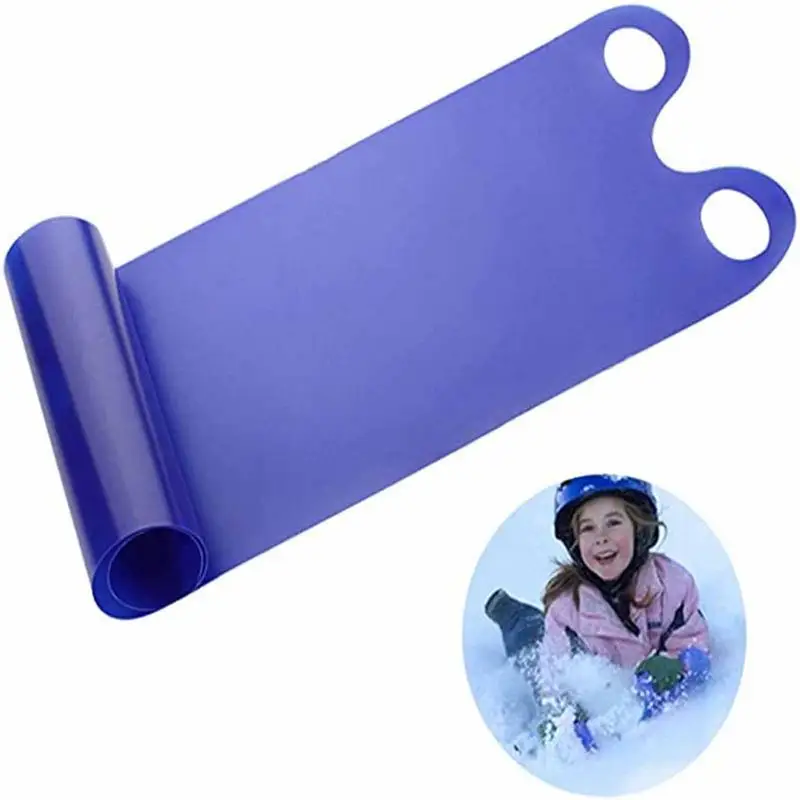 Snow Slider Roll-up Sled For Winter Snow Snowboard Sled Sledding Equipment Lightweight Outdoor Slider Mat For Kids And