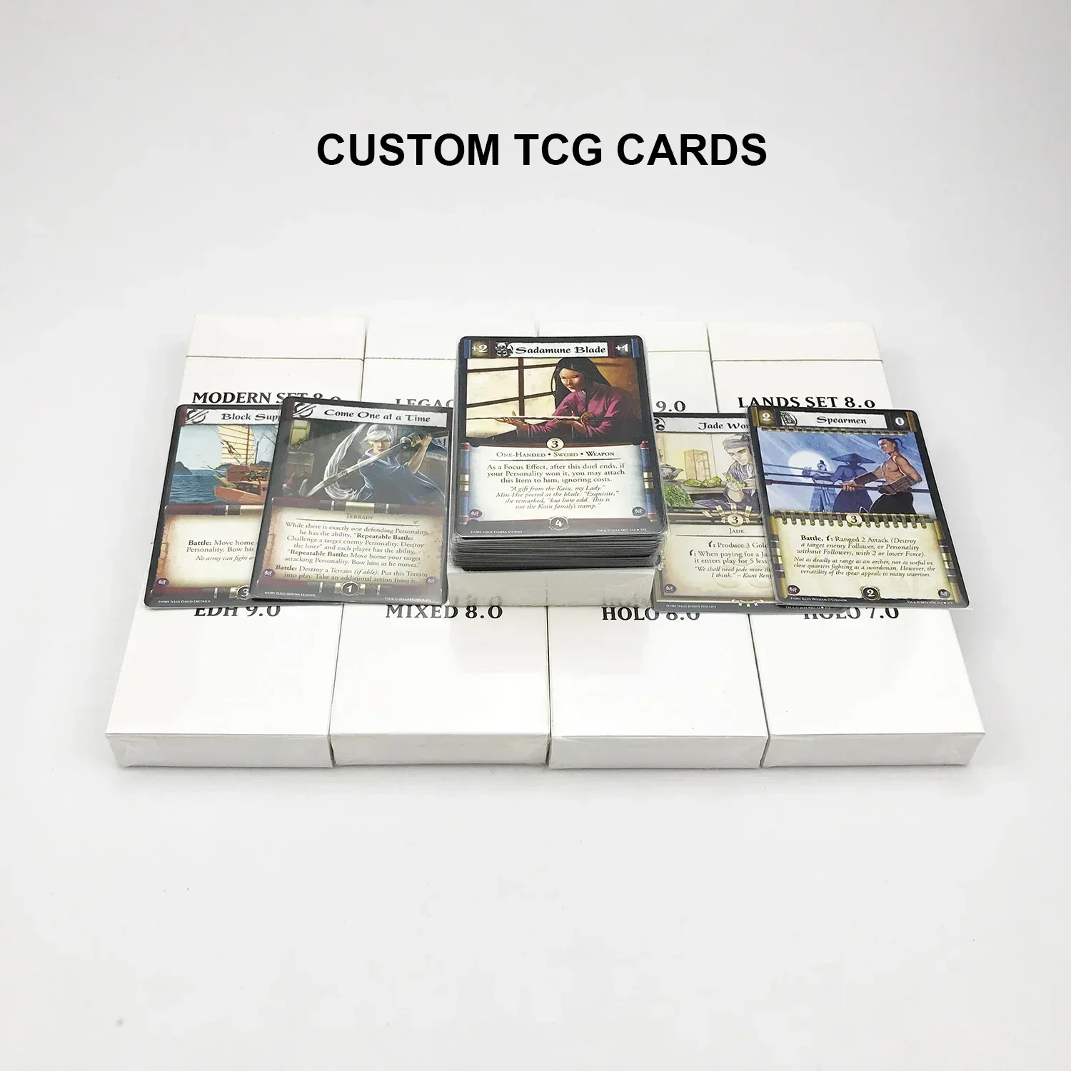Playing Cards HOLO Cards WHOLE SETS PROXY Black Core Game Cards Standard Set Playing Board Games Poker Custom