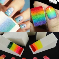 50PCS Soft Sponge Gradient Nail Art Stamper Tool Gel Polish Color Gradient Brush Powder Sponge Grab Pen For Manicure Accessories 2