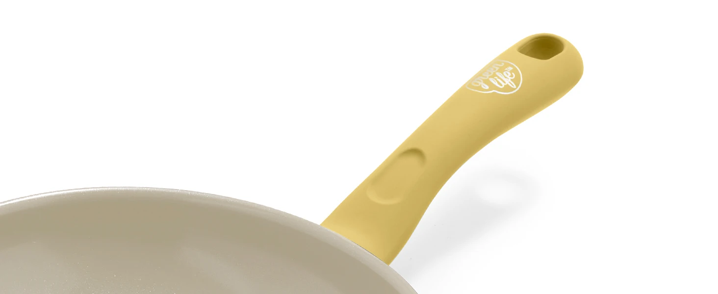 GreenLife nonstick cookware, stay cool handles, PFAS, comfort, colorful, frying pan, pots and pans
