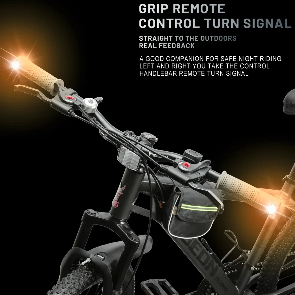 Paire De Feux Clignotants Pour Guidon De Vélo - LED Directionnelles - Piles Incluses - 5 Couleurs Disponibles - 3