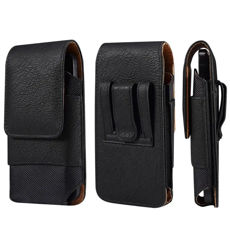 Genuine Leather Belt Clip Phone Case Holder for Men - Waist Bag and Holster Pouch