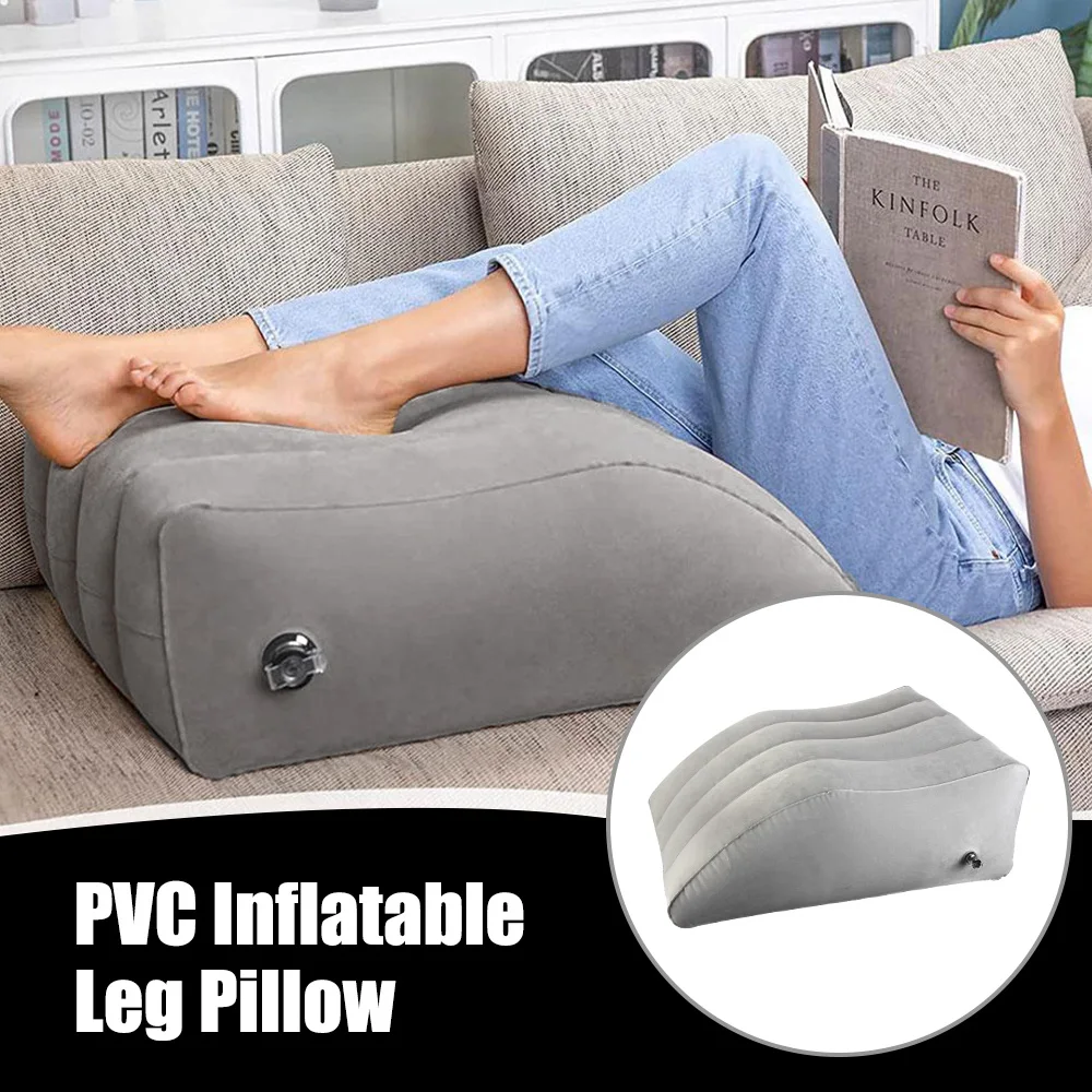 Description Picture 4 of itemFoot Pillow Elevation Leg Pillows Inflatable Leg Pillow Portable Wedge Pillow Knee Cushion For Travel Camping Sleeping PVC