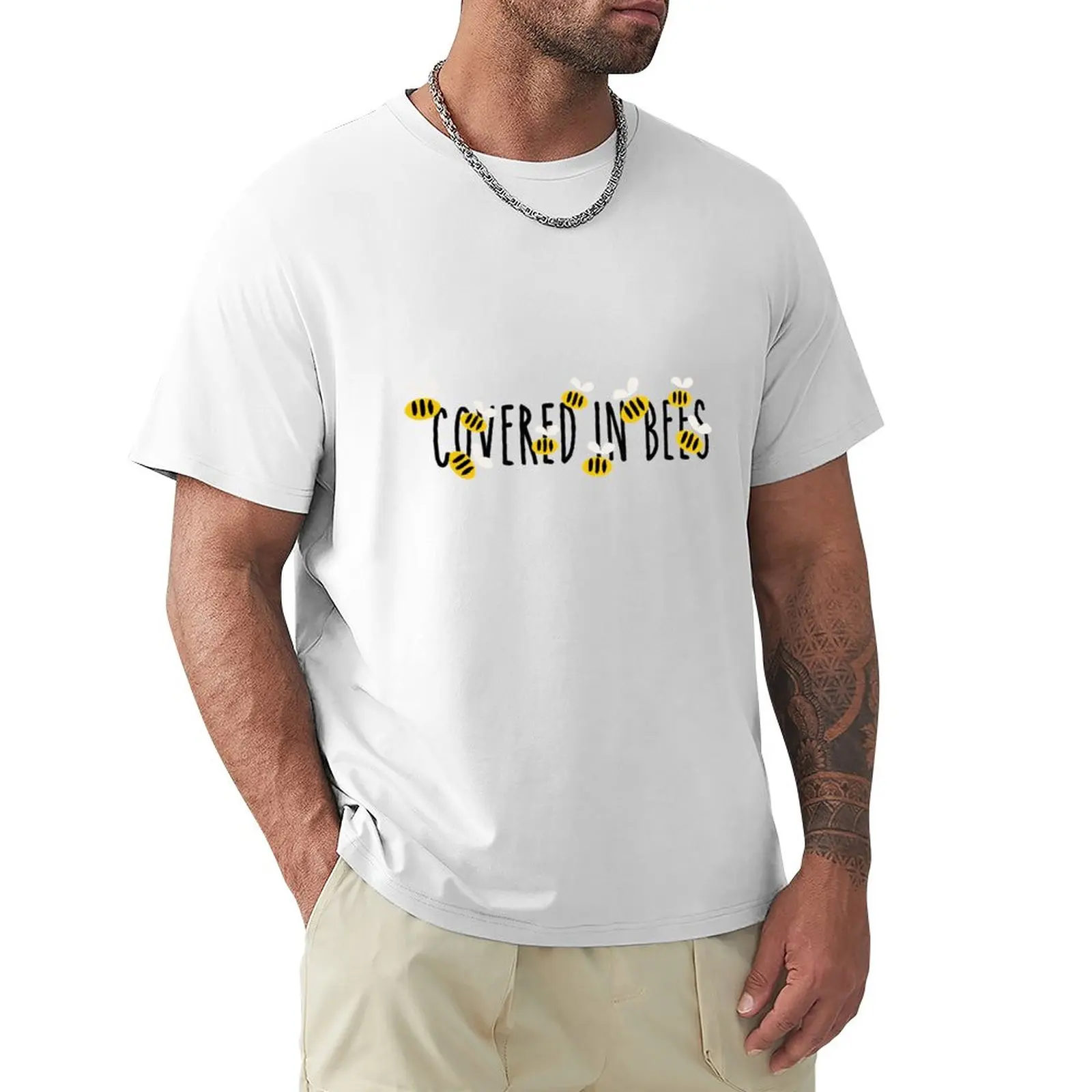 

Covered In Bees! T-Shirt cute tops funnys sweat shirts, men