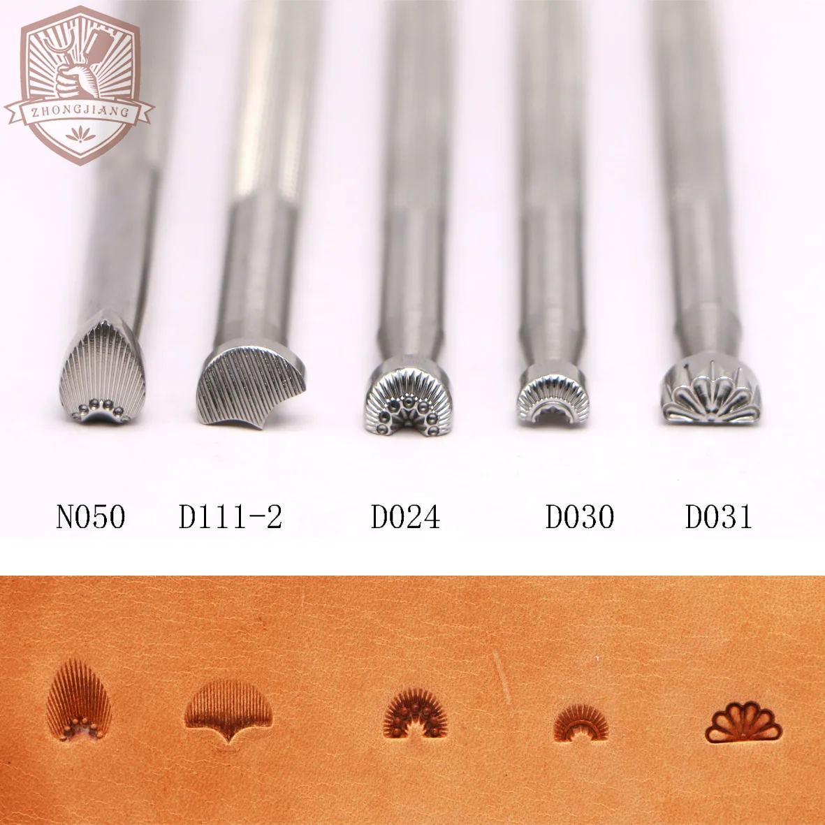 Leather Stamp Punch Leather Stamping Tool Border D024 D030 D031 D111-2 N050 304 Stainless steel