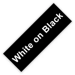 Laminated 12mm Label Tape - 12mm (White on Black)