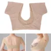 Armpit Sweat Pads for Woman Underarm Sweat Vest Quick Dry Breathable Mesh Reusable Armpit Sweat Pads for Women Girls Skin Color 3