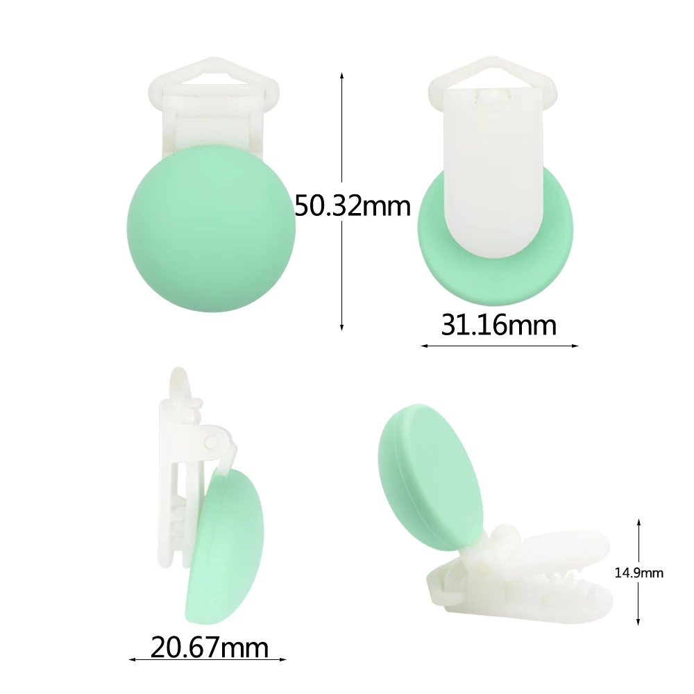 Baby Wooden Pacifier Clip Making DIY Silicone Beads Pacifiers Chain Accessory Infant Soother Clasps 5pcs/lot pacifier clip,pacifier chain,silicone beads jewelry accessories