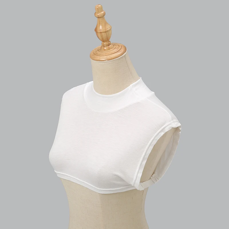 Elasticity Modal False Collars Turtleneck High Inner Neck Cover For Women Solid Square Detachable Neck Collar New Design fake collar detachable collar shawl