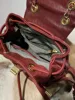 Vintage high-quality first layer cowhide women's backpack designer handmade weekend outdoor travel natural soft cowhide bagpack 3
