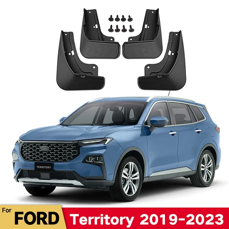 

MudFlaps For Ford Territory 2019-2022 2023 Mudguards Mud Flaps Splash Guards Front Rear Wheels Fender Car Accessories 4Pcs