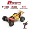 Wltoys XKS 144001 RC Car 75km/h Remote Control Car Off-Road Car High Speed 1/14 2.4GHz Racing Car 4WD RTR with Metal Chassis 6