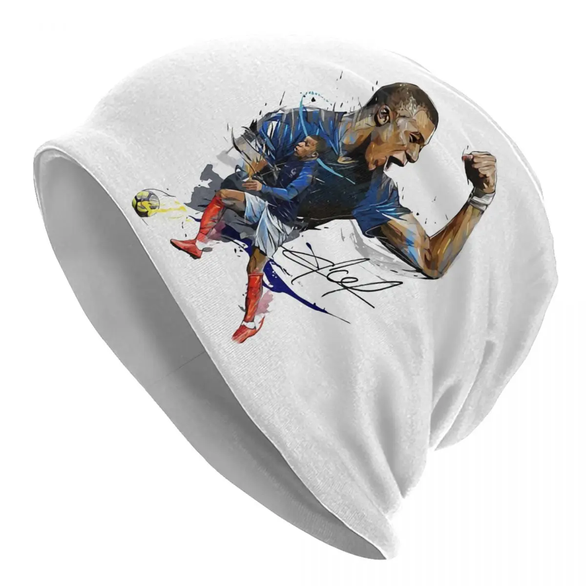Mbappes Berretto Da Calcio Francese Berretto Invernale Caldo Cofano Homme Cappelli Lavorati A Maglia Street Outdoor Km Berretti Da Calcio Berretti Ber