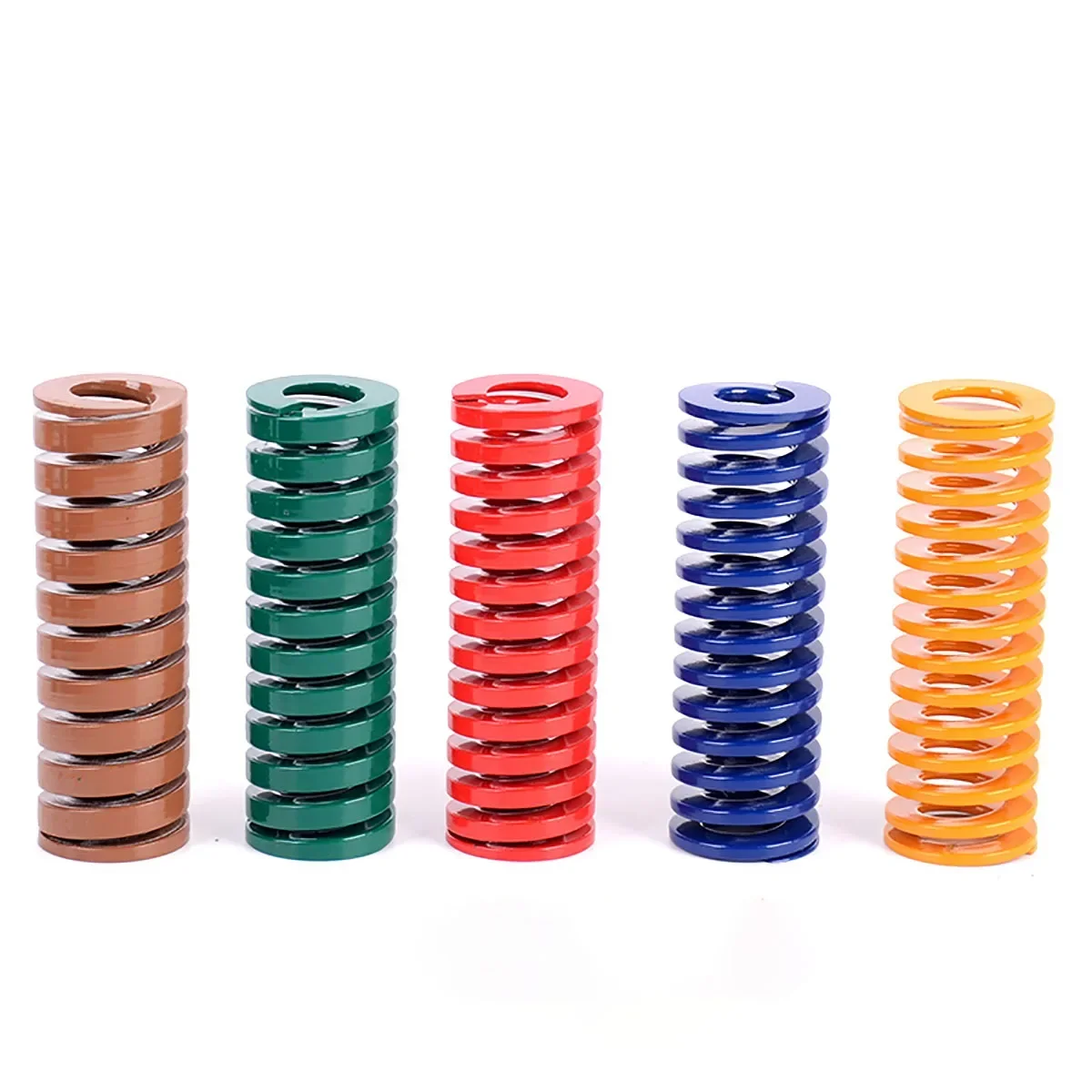 Uxcell Die Spring 5 Pack 22mm OD 25mm Long Spiral Stamping Light Load Compression Die Springs Blue