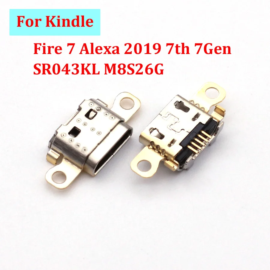 

100 шт. для Kindle Fire 7 Alexa 2019 7-го 7-го поколения SR043KL M8S26G зарядный порт с разъемом микро-USB зарядный разъем