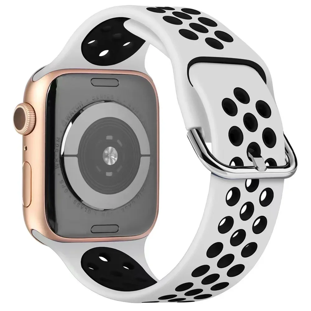 Breathable Sports Silicone Watch Strap Bracelet