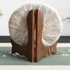 Tea Leaves Display Holder Sturdy Tea Leaves Plate Storage Rack Desktop Organizer Polished Wooden Display Stand for Cafe 5