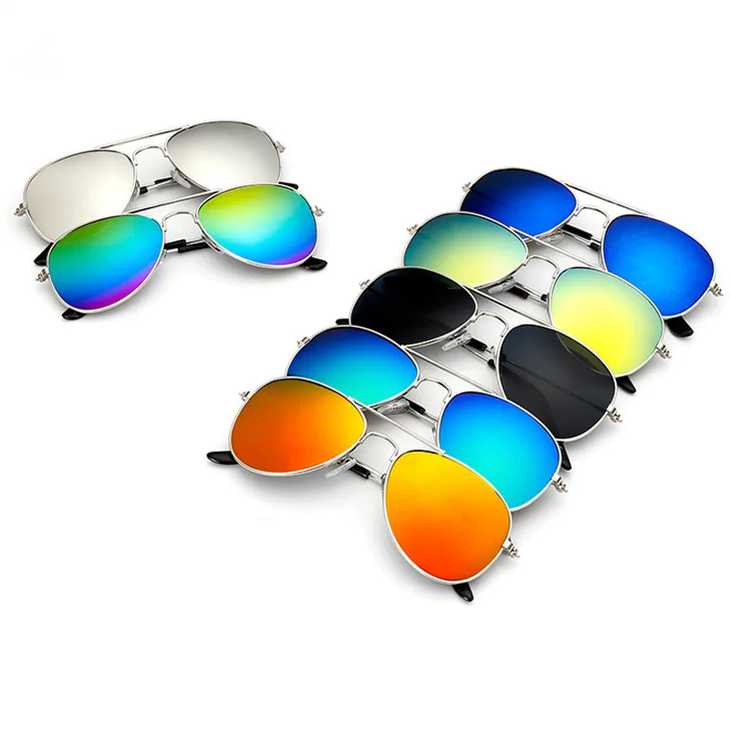 

2023 New Aviation Sunglasse for Men Double Bridge Aviat Alloy Frame Polit Mirror Sun Glasses Female Male UV400 Eyewear for Men