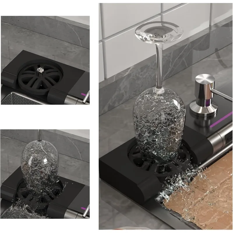 Smart Kitchen Sink 304 Stainless Steel Honeycomb Single Bowl Kitchen Sinks (29.5 x 18.1 inch) 5